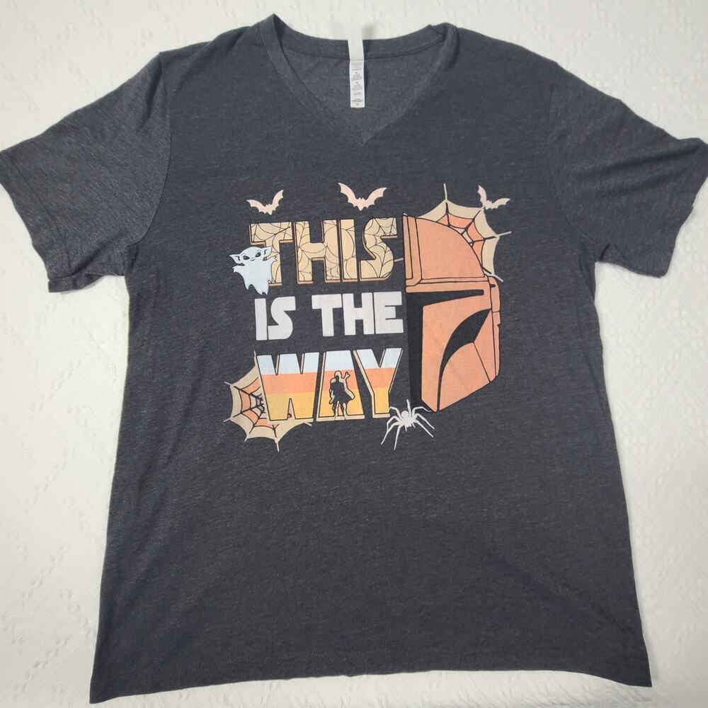 Disney  Mandalorian "This is the way" Halloween shirt size xl Women's